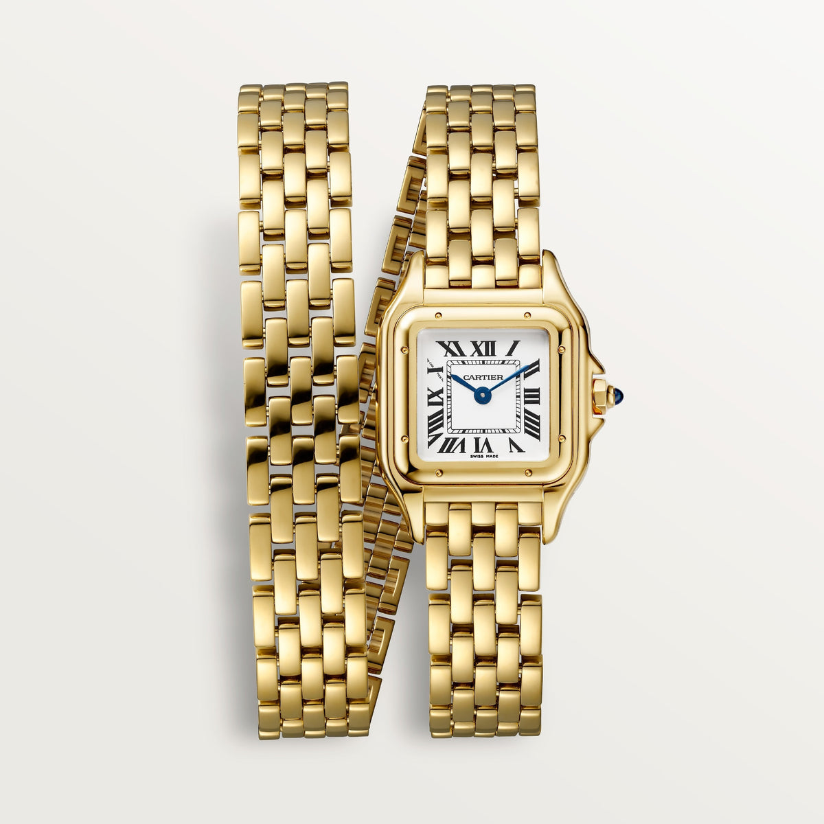 Panthère de Cartier Small Model | 22mm, 18K Yellow Gold, White Dial, Ref. WGPN0046
